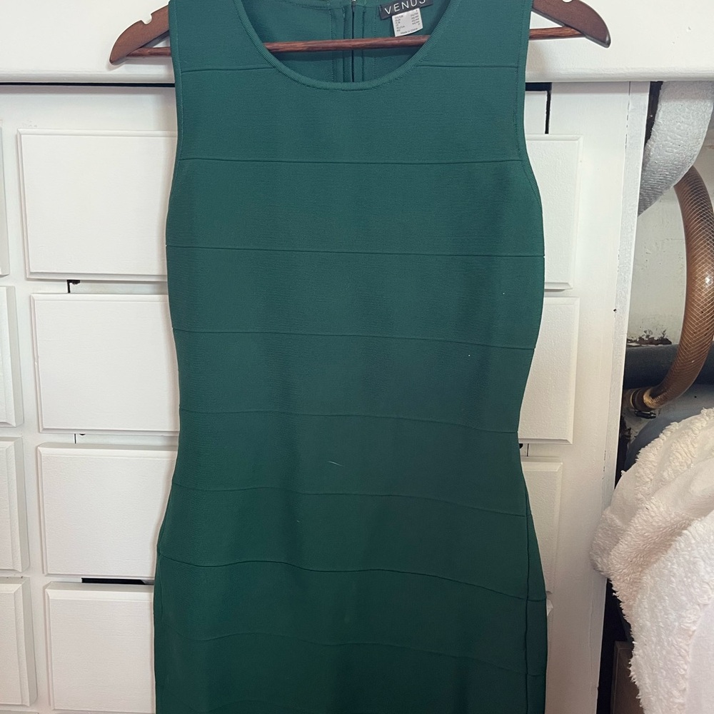 VENUS Emerald Green Mini Dress